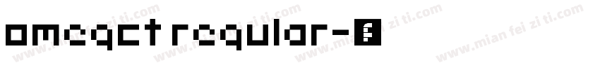 omegct regular字体转换